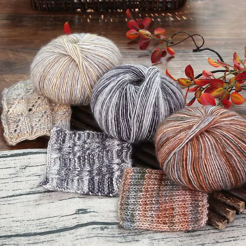 50g/Ball Camouflage Cotton Wool Crochet Yarn Warm Skin-friendly For Knitting Soft Scarf Hat Sweater Thick Hand |