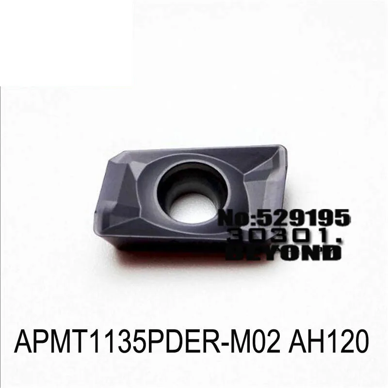 APMT APMT1135 APMT1604 APMT1135PDER M02 APMT1604PDER AH120 фрезерные карбидные вставки вольфрамовый