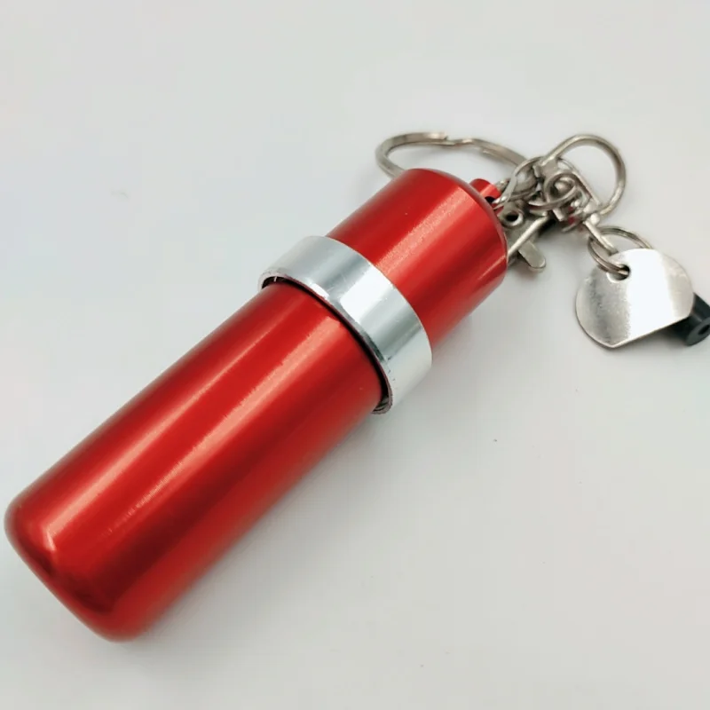 Red Новинка 1 шт. мини топливная канистра Зажигалка-брелок жидкость для зажигалки внешний спорт подарок масляная зажигалка - Цвет: Red