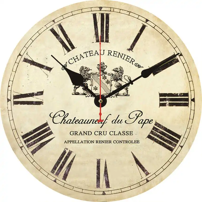 Letter Clock G Антикварные настенные часы, кухонные часы, потертые Ретро часы для декора кухни, Новое поступление - Цвет: Letter Clock G