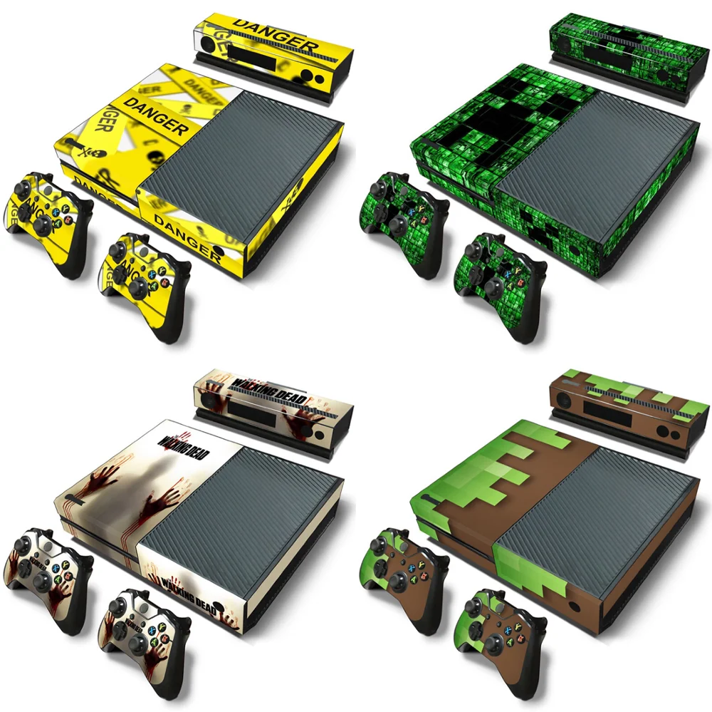 Крутой дизайн для X box Одна наклейка на консоль и 2 контроллера BOX Виниловая xbo x one