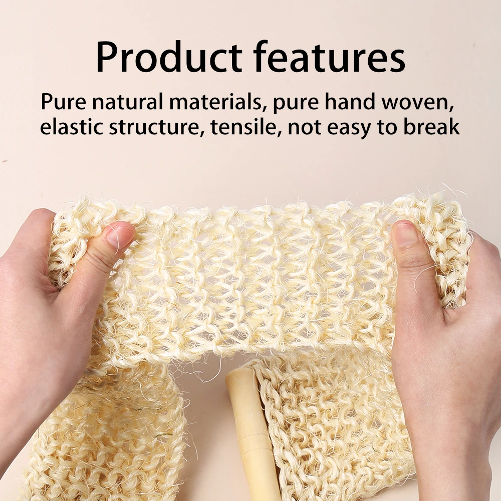 Sisal 100% натуральный задний ремешок для ванной и душа | Дом сад