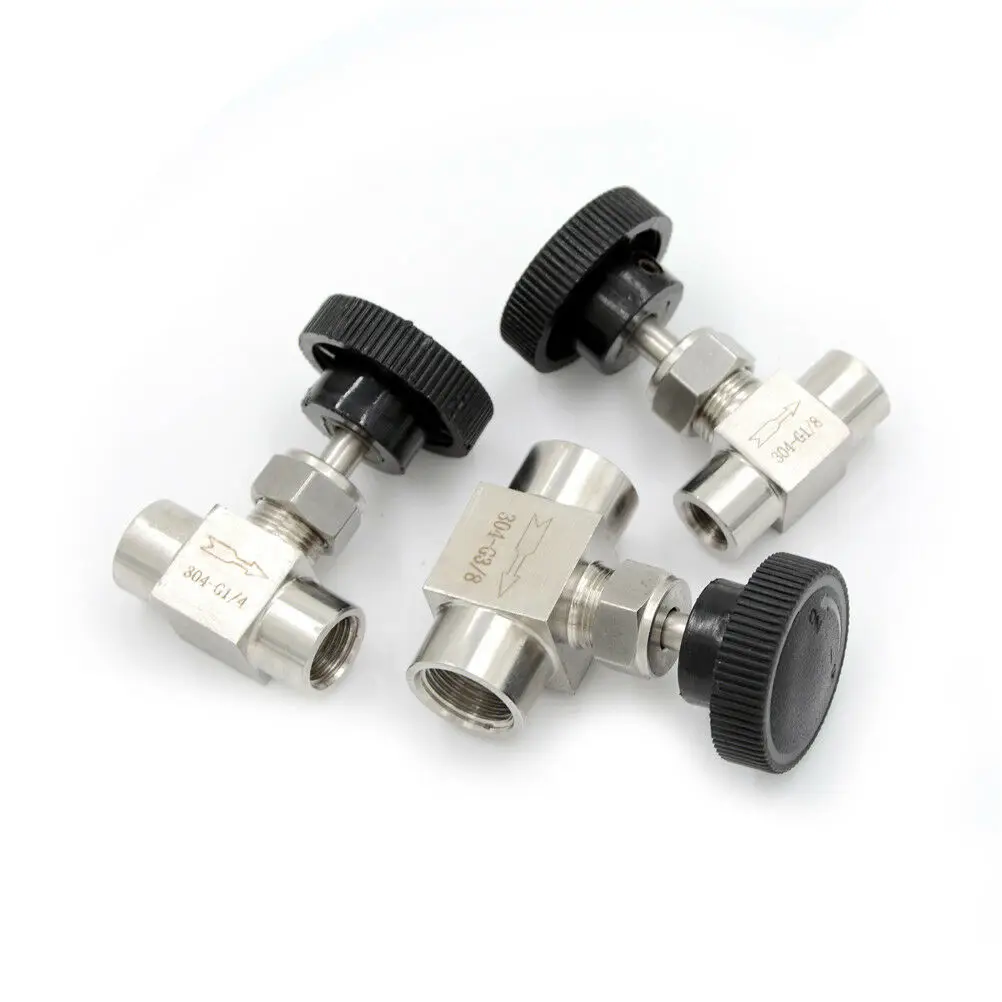 

Игольчатый клапан с внутренней резьбой 1/8 дюйма BSP для контроля потока, водяной газ