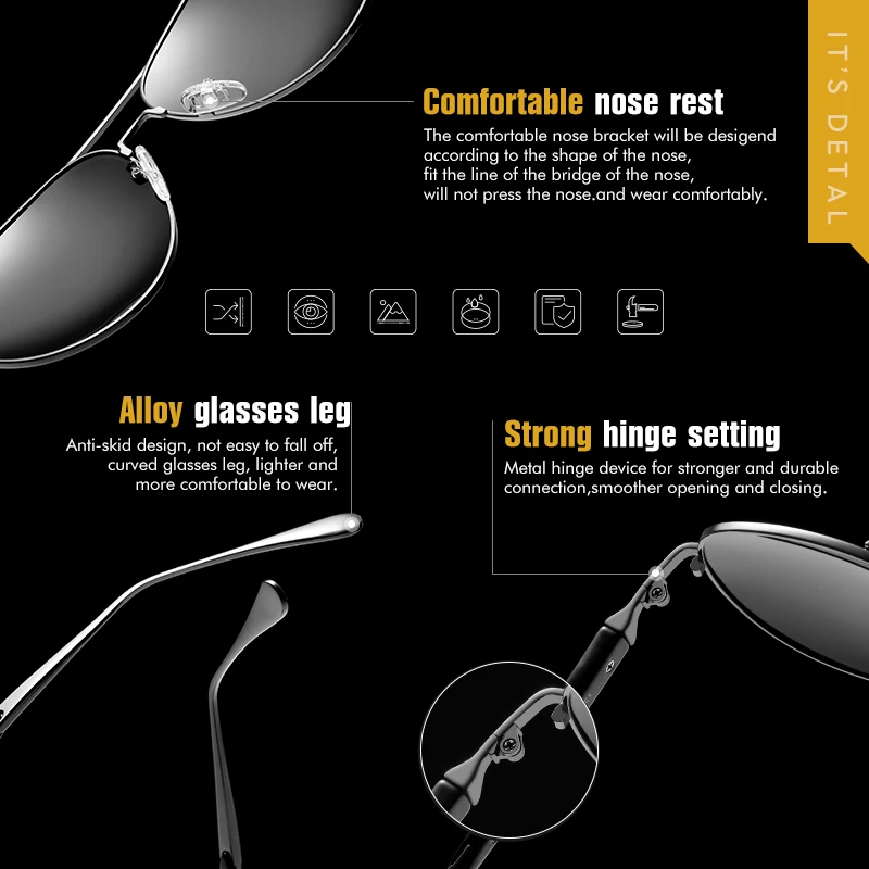 Солнцезащитные очки-авиаторы LIOUMO в стиле ретро для мужчин и женщин