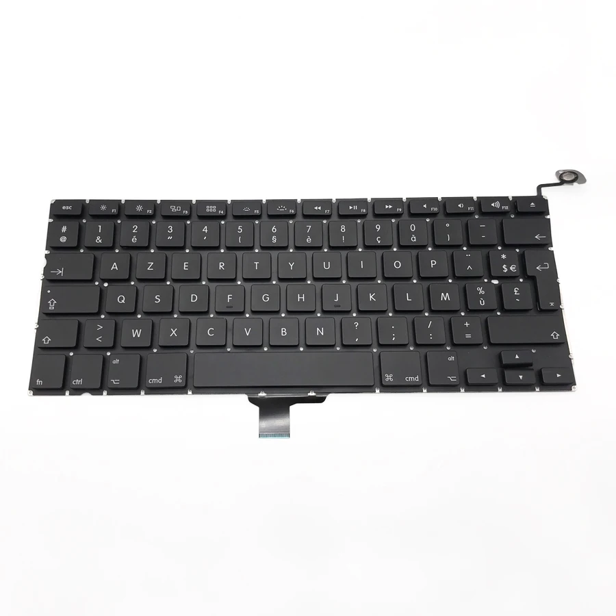 5 шт./лот новая Французская клавиатура с подсветкой для Macbook Pro 13 &quotUnibody A1278 2009 2010 2011