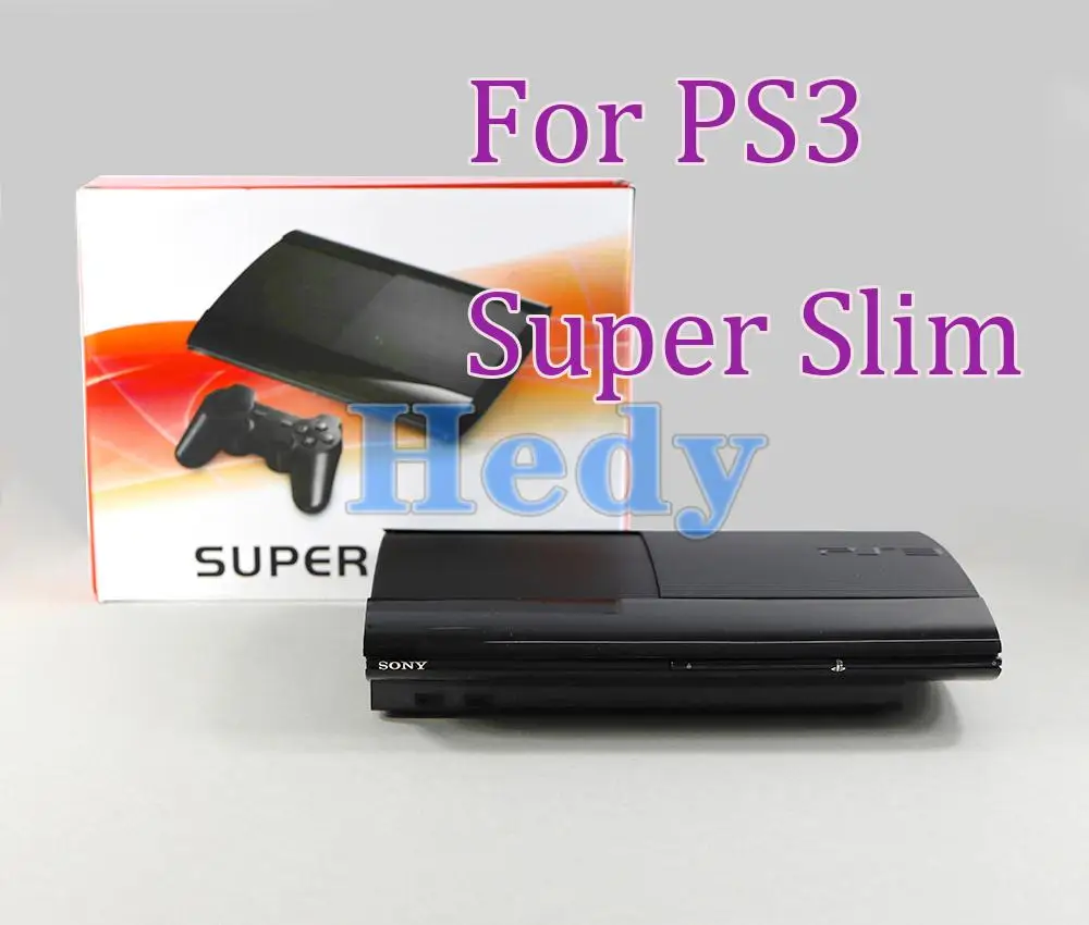 1 Juego de carcasa de alta calidad para PS3 4XXX, reemplazo completo de consola Superfina negra para PS3 4000
