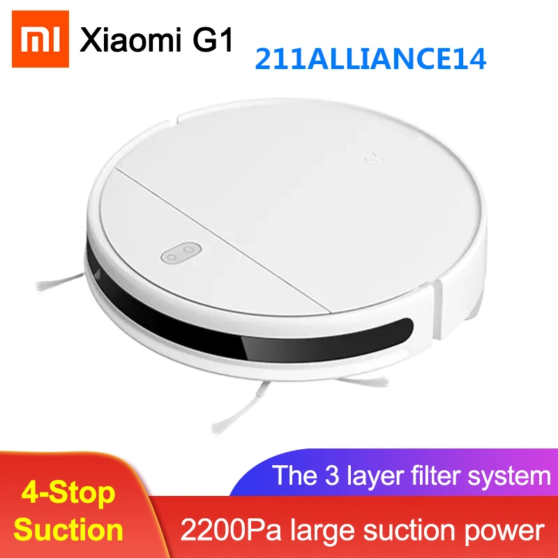 2021 Xiaomi Mijia G1 робот пылесос чистую влажную уборку MIHOME приложение Wi Fi