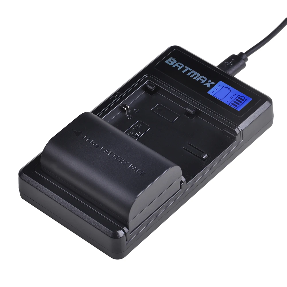 Аккумулятор Batmax LP-E6 LP E6 LP-E6N Новый ЖК-дисплей двойное зарядное устройство USB для Canon