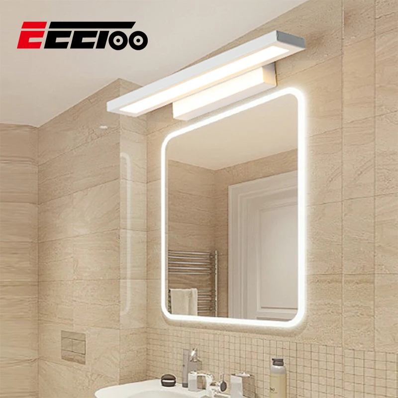 Светодиодное освещение зеркала в ванной настенное для макияжа косметическое