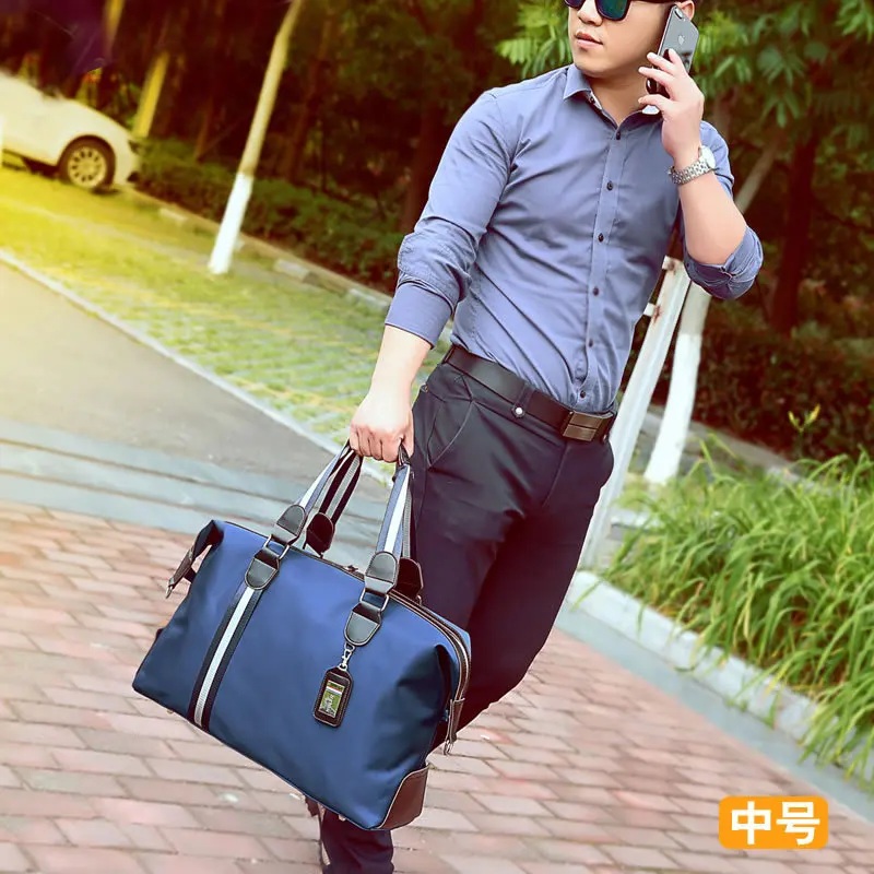 Вместительная дорожная сумка для мужчин и женщин водонепроницаемый нейлоновый