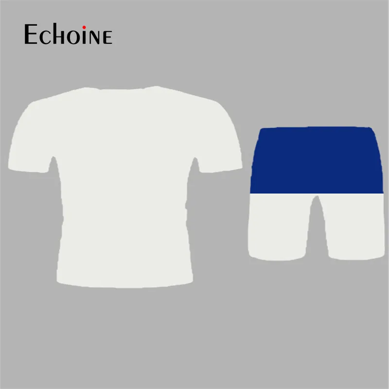 

Echoine Men's letter Print Tracksuit fashion Sportswear Two Piece Set T Shirt Shorts Track Clothing Male Summer Sweatsuit Suits