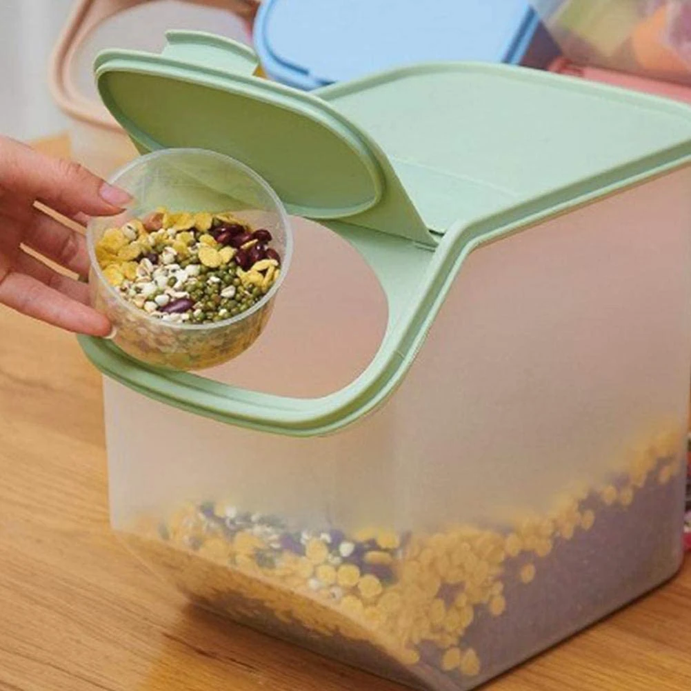 Кухонная коробка для хранения рисовых фруктов ведра сухих пищевых продуктов