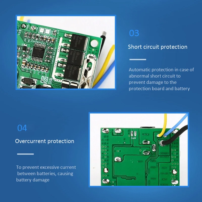 5S 18/21V 20A Battery Charging Protection Board Lithium Circuit BMS Module For Power Tools | Электроника