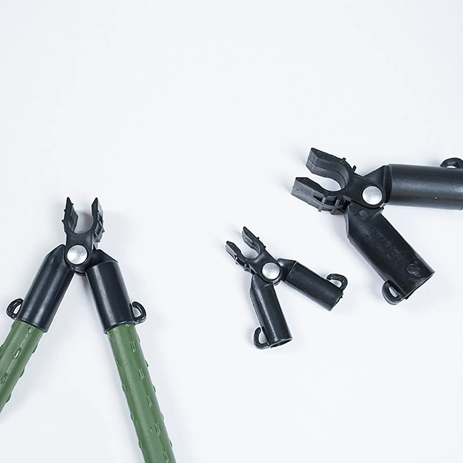 

10pcs Fastener Sprawling Rod Clamp Plant Support Awning Pillar Accessory A-type Clip Quick Set Up Climbing Vine Shelf Connector