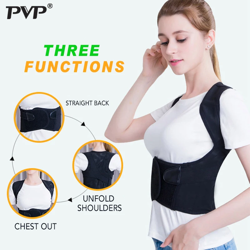 Корректор осанки для детей и женщин корсет спины поддержка ключиц остановка