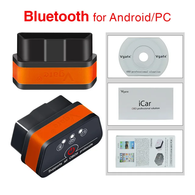 10 шт. iCar2 Bluetooth/Wifi ELM327 считыватель кодов obd OBD2 сканер elm 327 icar 2 диагностический