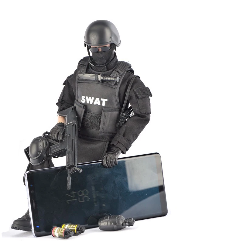 12 &quotSWAT Солдат Рисунок 1/6 весы спецназа модель 30 подвижные суставы ПВХ фигурка