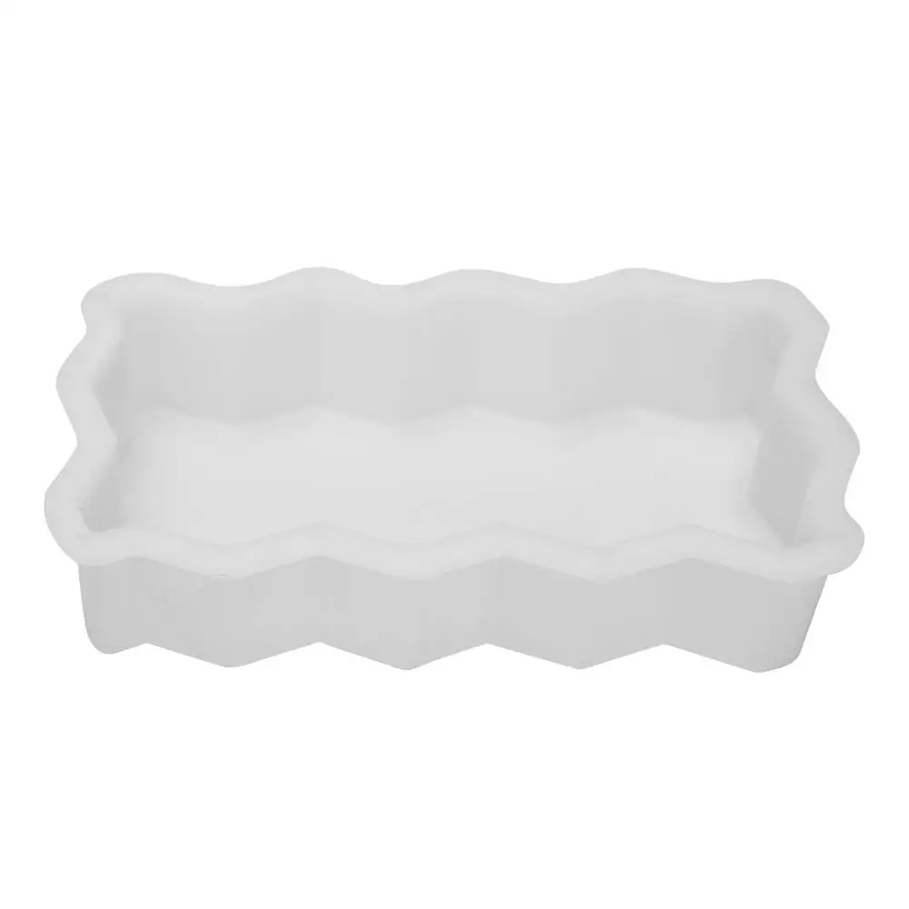 Самодельная форма для мощения волнистая рамка многоразовые строительные камни