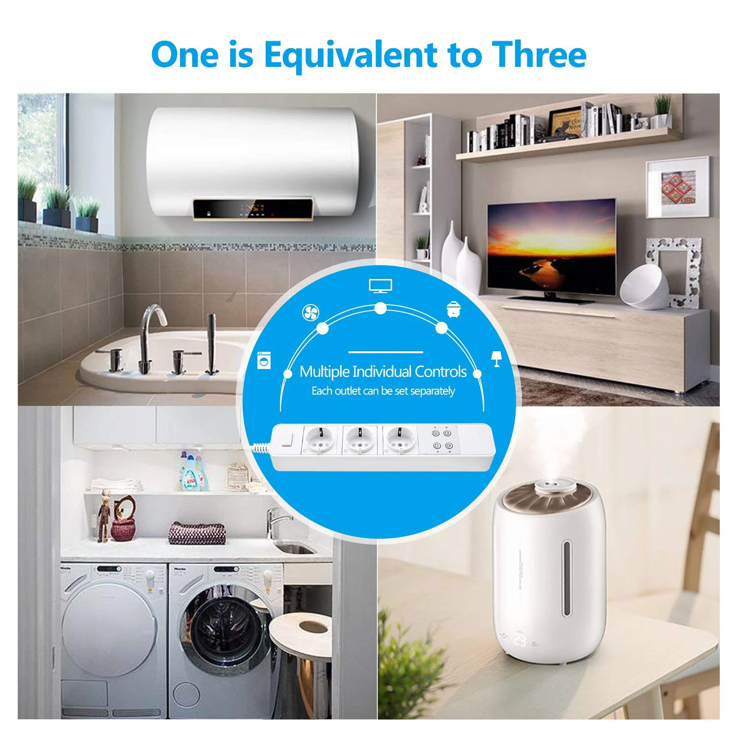 Сетевой блок Wi-Fi Smart Plug Homekit 3 EU розетка Защита от перенапряжения пульт дистанционного управления розетка с 2 м удлинитель независимый переключатель