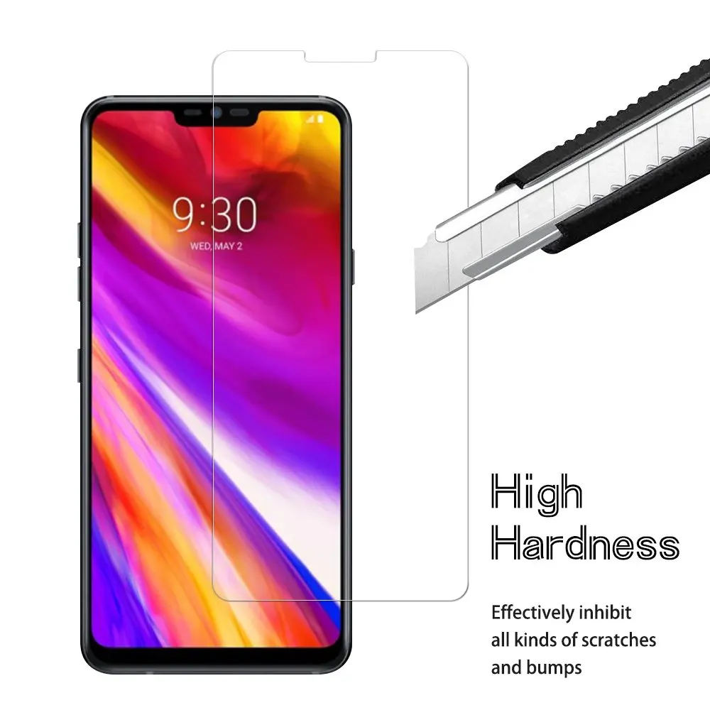 2.5D полное покрытие закаленное стекло для LG V50 G7 PLUS Мощная защита экрана G8 G8S ThinQ/LG