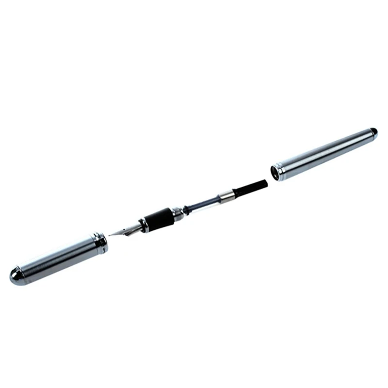 Перьевая ручка JinHao X750 серебристая CT и 911 стальная перьевая с 0 38 мм дополнительный