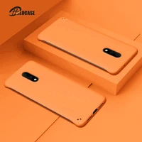 slim scrub solid hard pc frameless phone case for oneplus 9 7 pro 7t candy color matte cover for oneplus 8 18t borderless case