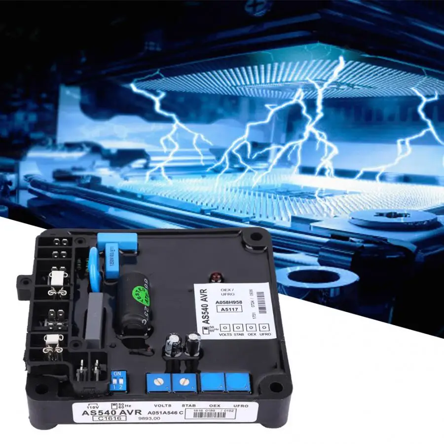 Автоматический регулятор напряжения AS540 AVR генератор стабилизатор мощности для