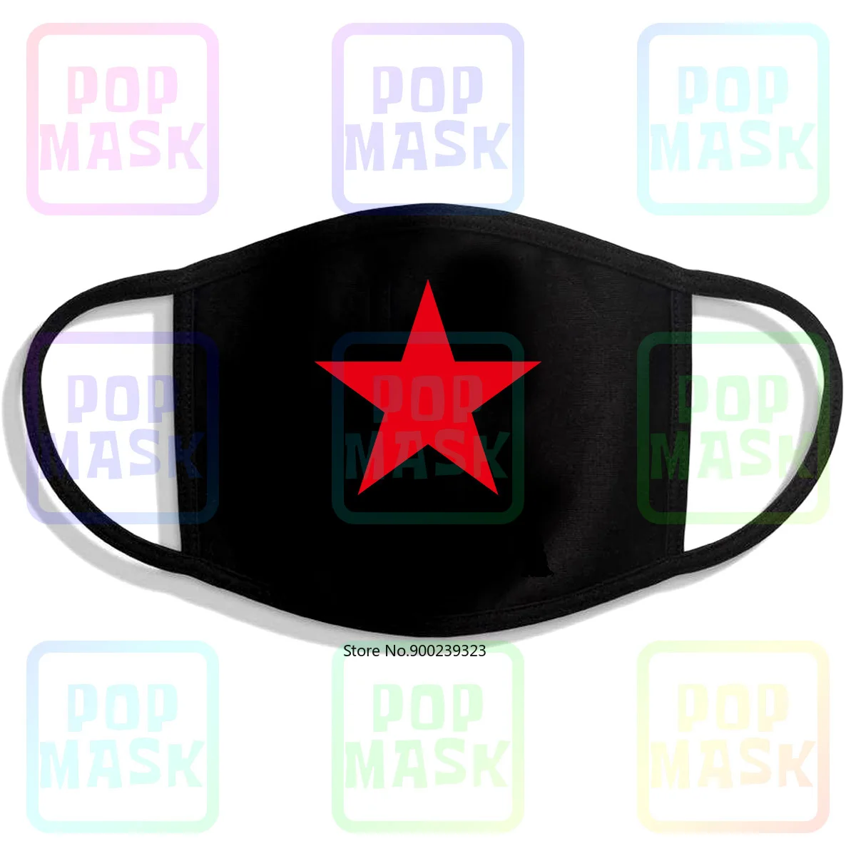 Куба Красная Звезда с надписью Коммунистический Кастро Революция Политическая Холодная Война Многоразовая Хлопковая Маска для Лица против Загрязнения Воздуха.