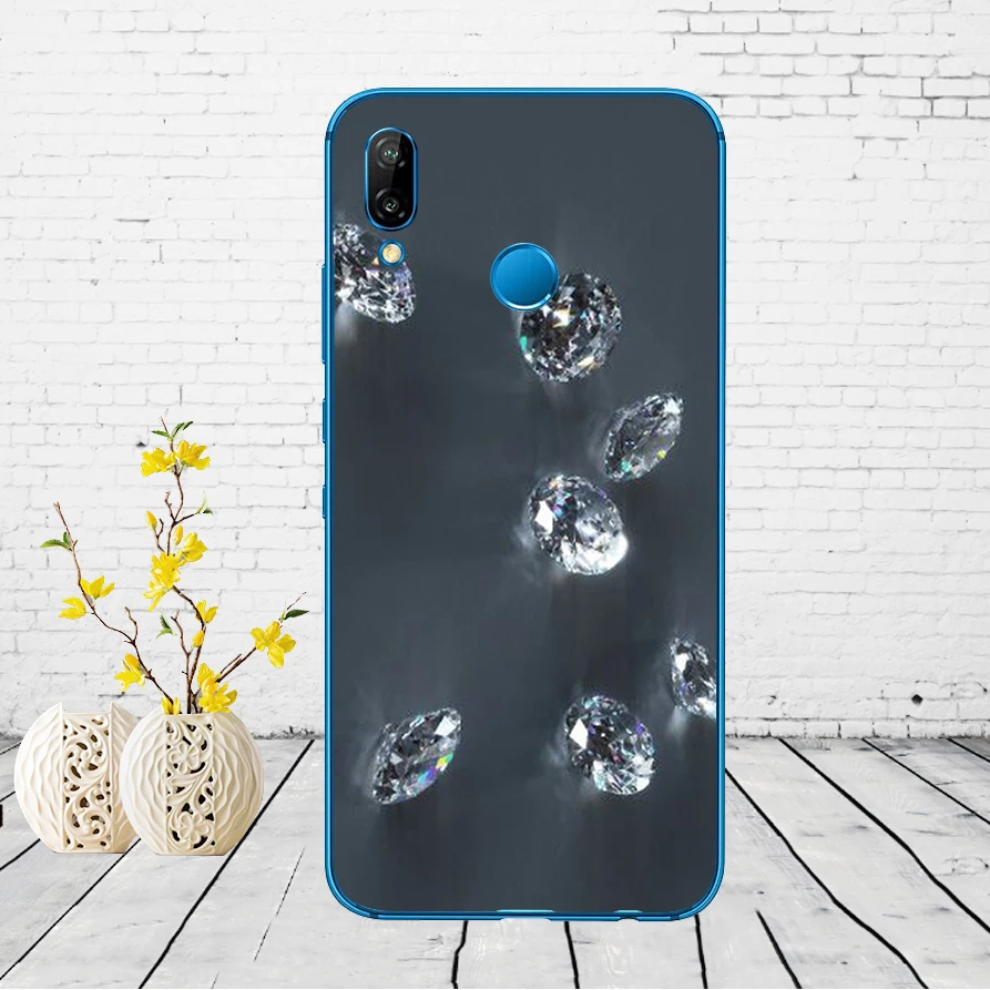 57DD С кристалалми и стразами дизайн Мягкий силиконовый чехол для Huawei P9 P10 P20 P30 Lite mate 10 20 PRO lite p smart чехол