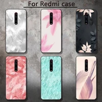 luxurious feathers phone case for redmi mi 8 9 plus 5 6 7a s2 4x go 7a 8a 9a for redmi k20 k30 pro phone covers