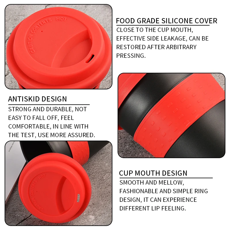1 предмет Новинка 400 мл многоразовый теплый изолированные пластиковые кружки для