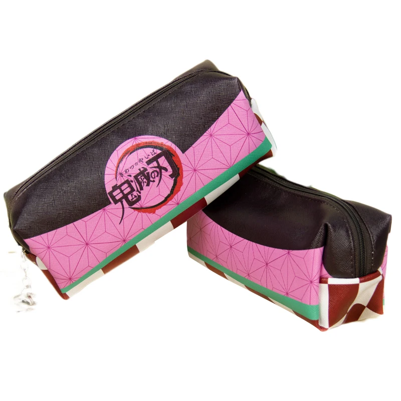 

1Pcs Anime Demon Slayer Kimetsu No Yaiba Pencil Case Cute Zipper Pencil Bag Pencil Box Student Stationery Gift Learning Supplies