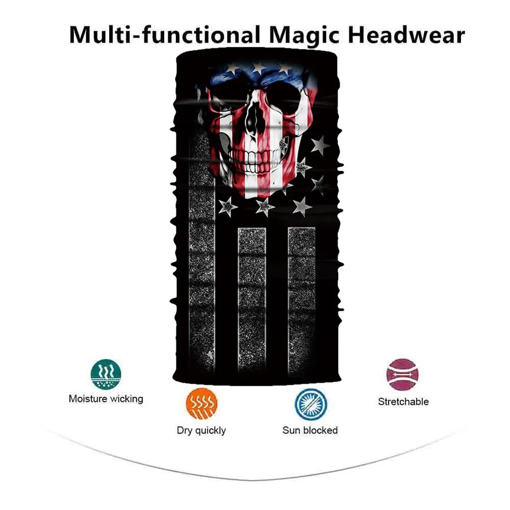 

Cycling Motorcycle Neck Tube Ski Scarf Face Mask Balaclava Halloween Party Men Women Scarf Neck Tube Magic Scarf Face Mask