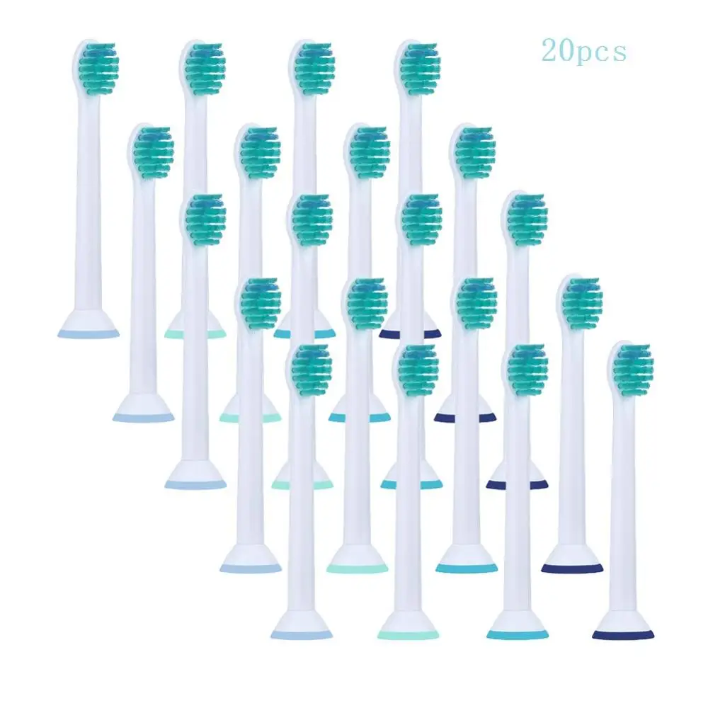 20 шт HX6024 сменные насадки для электрической зубной щетки Philips Sonicare