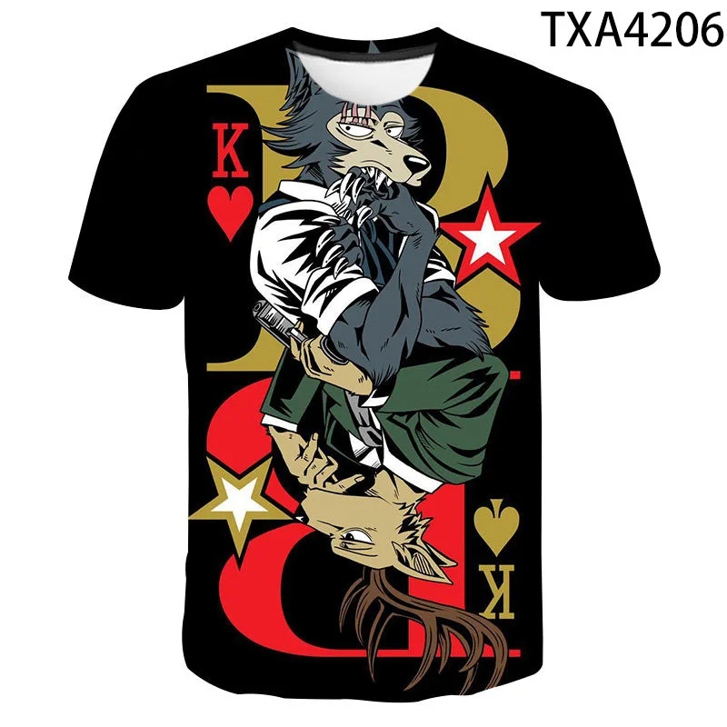 

2020 New Beastars Printed 3D T-shirt Men Women Children Summer Cool Tee Tops Male Streetwear Cool T Shirts Boy girl Kids