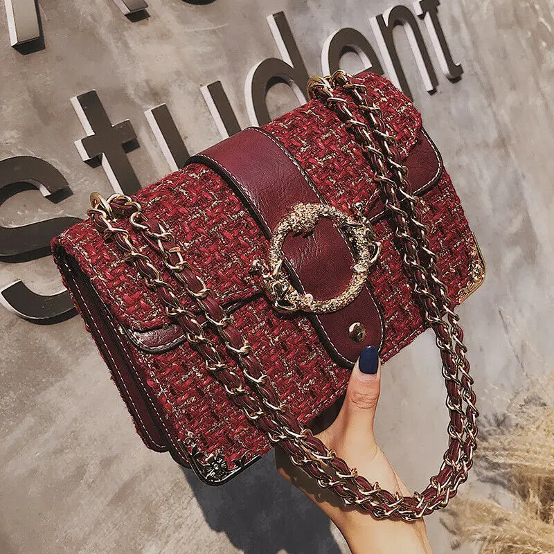 US STOCK Women Fashion Handbag Shoulder Bag Lady Chain Crossbody Tote Purse Wallet | Багаж и сумки