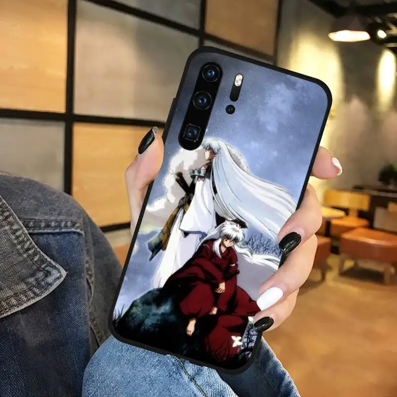 

Anime Inuyasha Sesshoumaru Higurash Phone Case Funda For Huawei P9 P10 P20 P30 Lite 2016 2017 2019 plus pro P smart