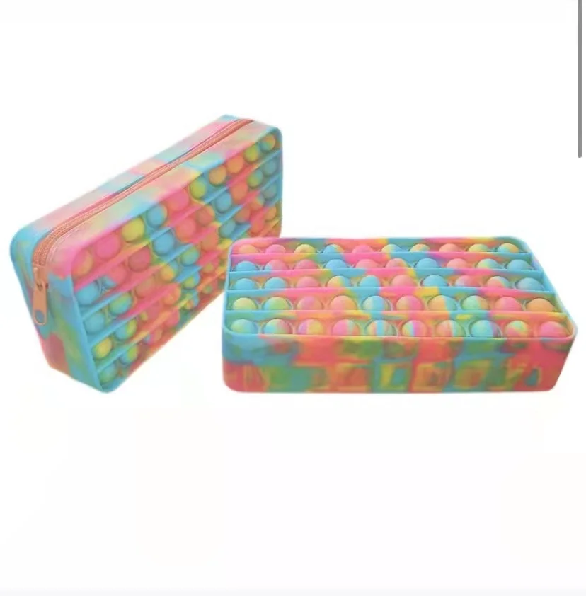 Популярный товар антистрессовый набор игрушек чехол-карандаш с мраморным