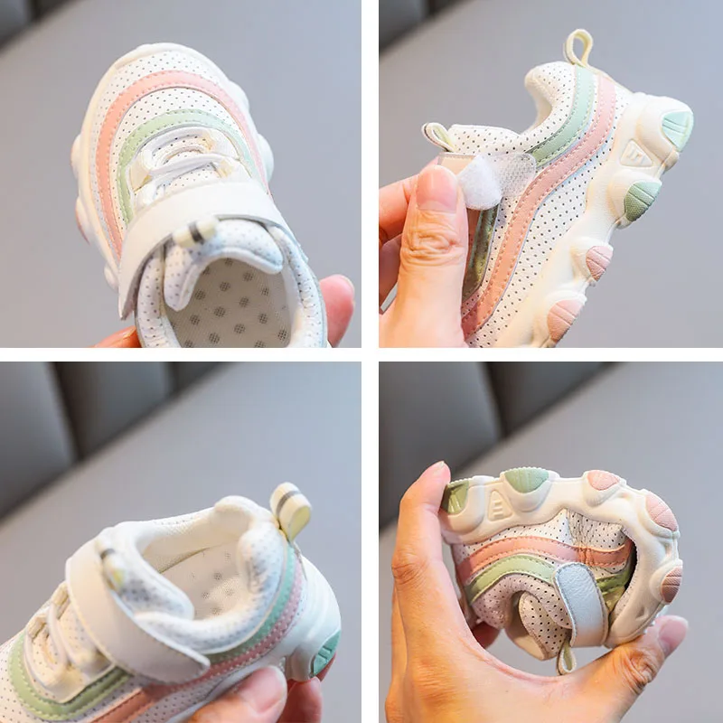 

CSBL Infant Toddler Shoes Non-slip Kids Sneaker Children Sports Shoes Girls Boys Casual Shoes High Quality Soft bottom