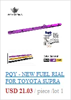 PQY-для Тойота Супра Soarer 1JzGte 1Jz-Gte 1Jz Заготовка алюминиевый высокий топливный инжектор с потоком инжектора топливной рейки PQY-RYG01