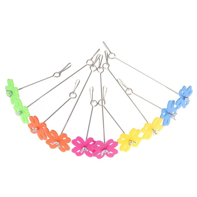 Цветочная клетка для попугая птиц нержавеющая сталь кормушка еды вилка палочка