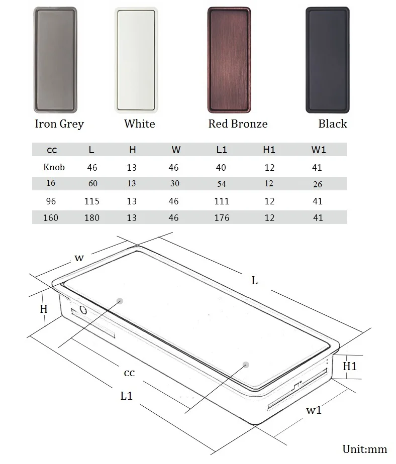 2 шт. покрытый цинком и утопленный мебельный ящик для шкафа пружинный защитный