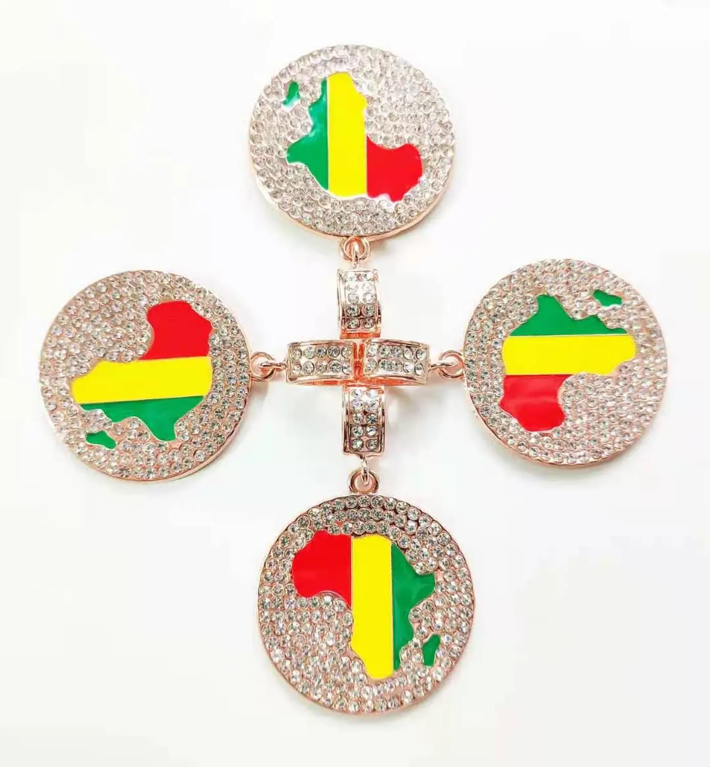 

10pcs Map charms for women DIY jewelry accessories LT034