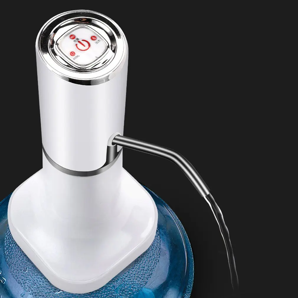 

Electric Water Bottle Pump Dispenser Wireless Portable Electric Automatic Water Pump Bucket Bottle Dispenser USB 1200mha