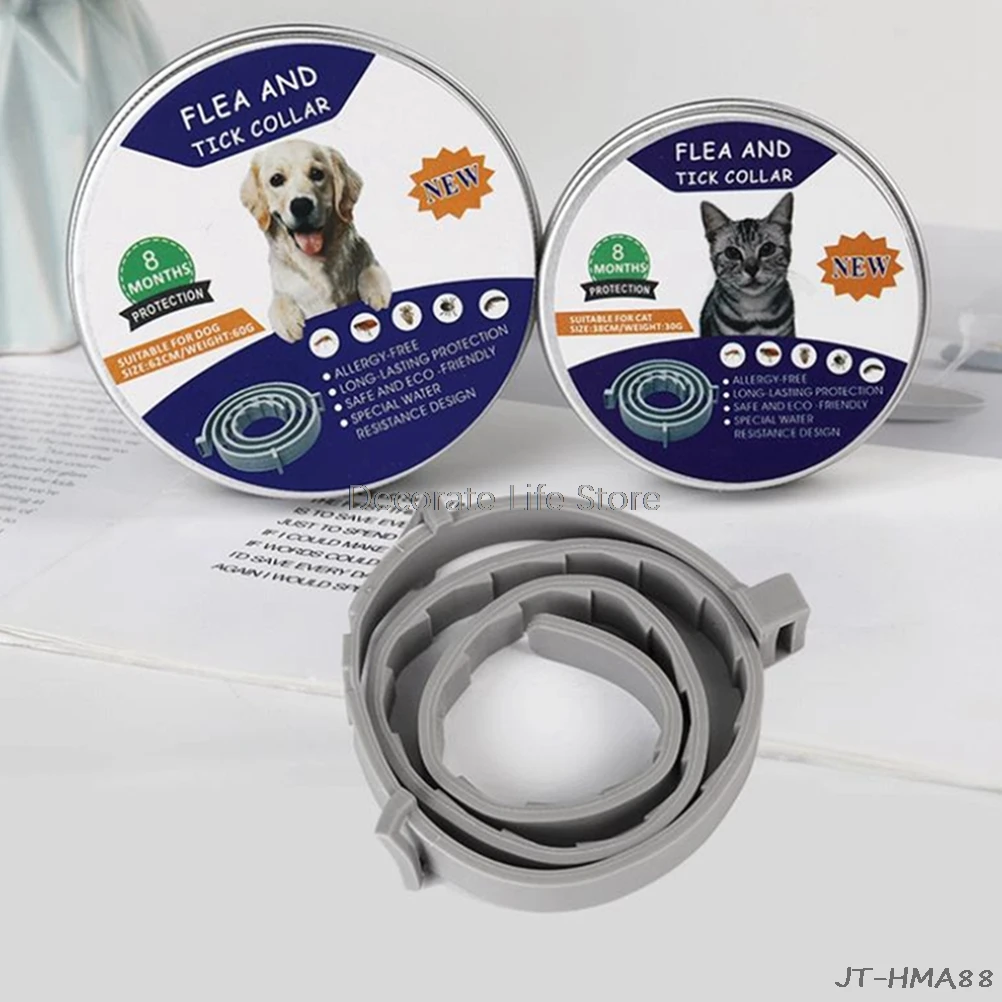 

Pet DogCat Anti Mosquito Flea Tick Outdoor Adjustable Pet Protect Repel Necklace