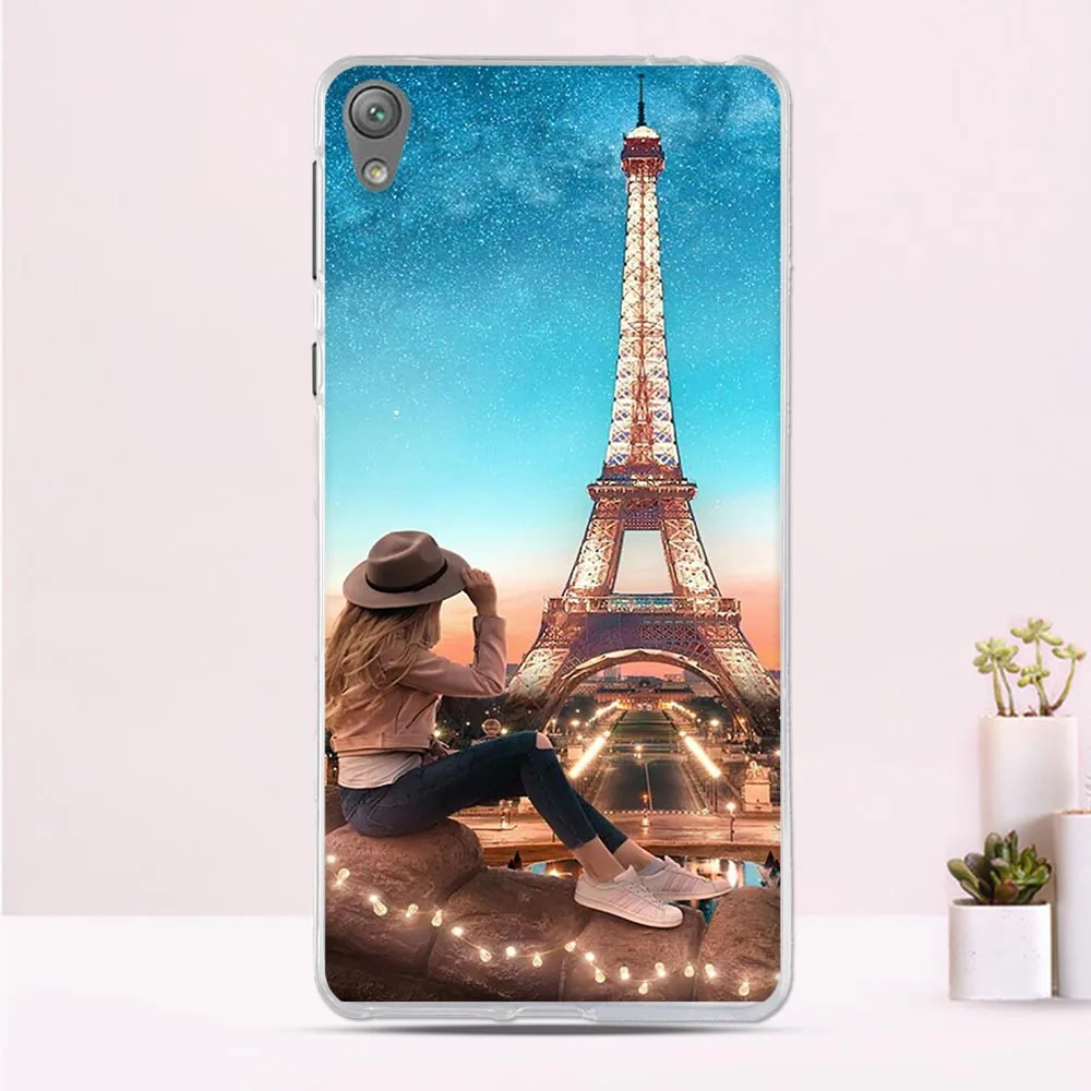 Чехол для Sony Xperia E5 мягкий силиконовый чехол из ТПУ телефона бампер E 5 F3311 F3313