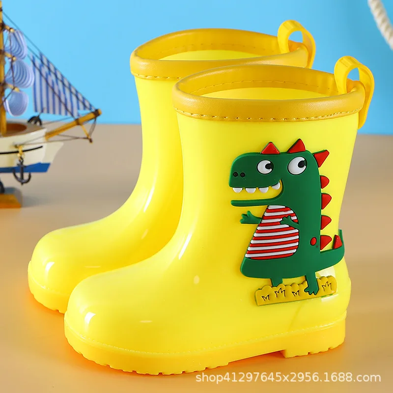 

Children's rain shoes boys' water shoes antiskid waterproof rubber shoes