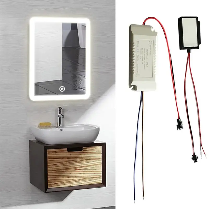 

Bathroom Dimmable Mirror On/Off Touch Switch 240V for Lamp Lighting Home Intelligent System Human Sensor Accessories