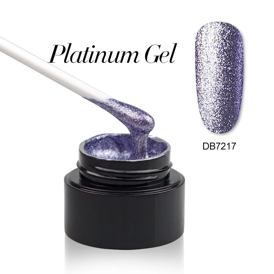 Merrly Factory Платиновый Лак 5 мл лаки для маникюра блестящий гель Блестящий Золотой