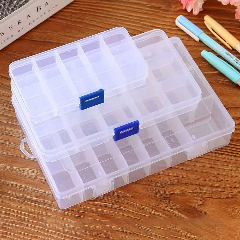 Сетчатый регулируемый пластиковый ящик для хранения ювелирных изделий комната